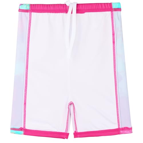 Image of TFJH E Girls Long Sleeve Two Piece Rash Guard Set UPF 50+ 3-13 Y | Stretchy & quick-dry fabric, breathable & lightweight, UPF 50+ sun protection, ideal for pool beach vacation