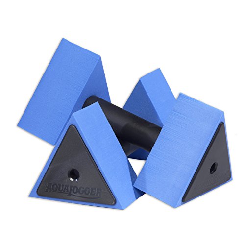 Excel Sports Science AquaJogger Blue DeltaBells Medium Resistance Swimming Barbells