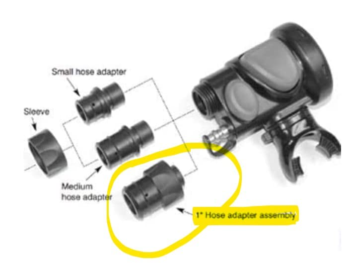Atomic Aquatics SS1 Adapter Assembly 1