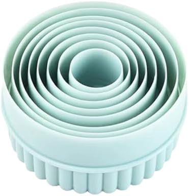 Cookie Cutters, 8 PCS Ideal Biscuit Cutter Tool, Highly Versatile Round & Circle Cutter, Perfect for Creating Unique Shaped Biscuits and Cookies