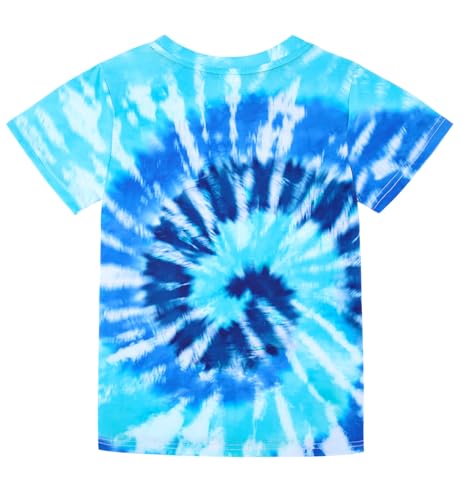 Image of Boys Tie Dye Shirt Size 4-14 Hippies Senior Rainbow Tees T Shirts for Kids | Tees T shirts for Kids