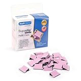 Rapesco Supaclip 40 Binder Clip Refill Pack, Pink, Pack of 100 Clips (1312)