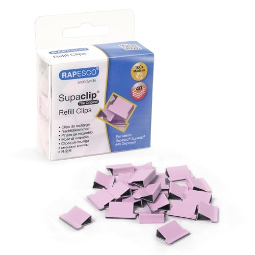 Rapesco Supaclip #40 Refills [Pack of 100]