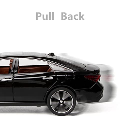 Car Diecast Model 1/24 For Toyota For Avalon Alloy Car Model Diecast Metal Toy Vehicles Car Model Sound And Light Simulation Collection Kids Toy Gift (Color : Black) #TOP4