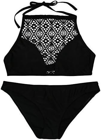 Kanpola Push-Up Bikini Set Dames - Tweedelig Badpak Grote Maten Met Patroon, Gevoerd En Figuurvormend