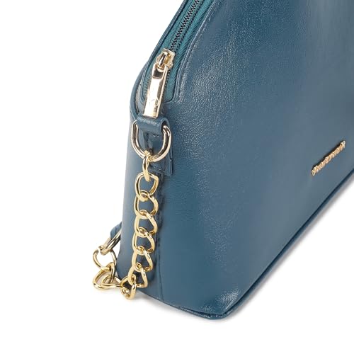 Image of Fastrack Puff Sling with Detachable Pouch | Faux-Leather Women's Handbags | Sling for Casual Carry
