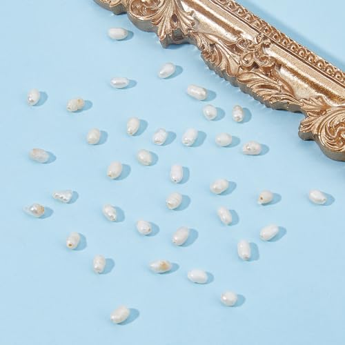 Perles de culture d'eau douce baroques fabrication bijoux lot de 72
