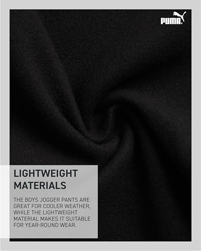 PUMA Boys Sweatpants - Performance Boys Jogger Pants with Drawstring & Pockets - Soft Fleece Athletic Sweatpants (Sizes 8-20)4