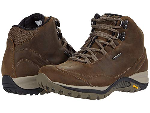 Merrell Women's Siren Traveller 3 Mid Waterproof Hiking Boot, Brindle/Boulder, 9