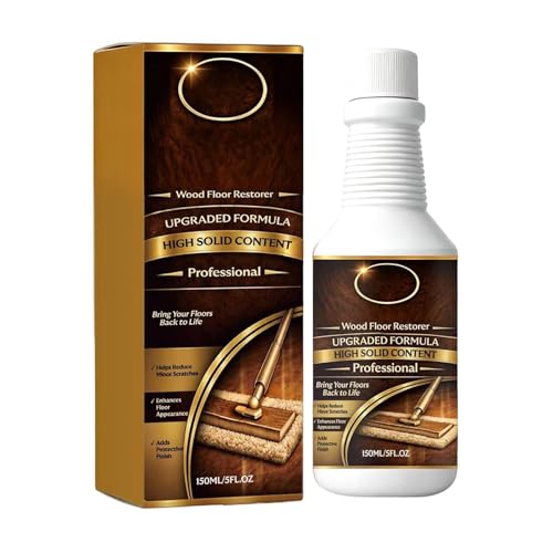 Limpiador Madera   150ml Floorvive Renovador Profesional Suelos | Tratamiento Pavimento Leñoso | Fórmula Secado Rápido, Solución Correctora Arañazos, Brillo Mobiliario | Líquido Recuperador Madera