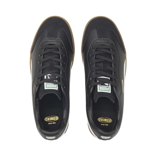 PUMA Unisex King 21 It Chaussures de football, Puma Black Puma White Gum, 41 EU