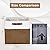 Bagnizer 13x13 Cube Storage Bins, Collapsible Fabric Storage Box, 4 Pack Closet Baskets with Handles for Organizing, Shelf, Toys, Clothes, Home, Office, Nursery (Brown&White)
