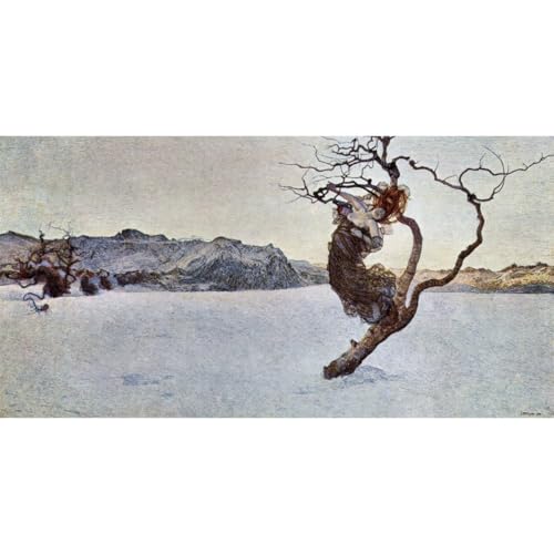 Affiche roulée The evil mothers pour salon moderne décor Giovanni Segantini