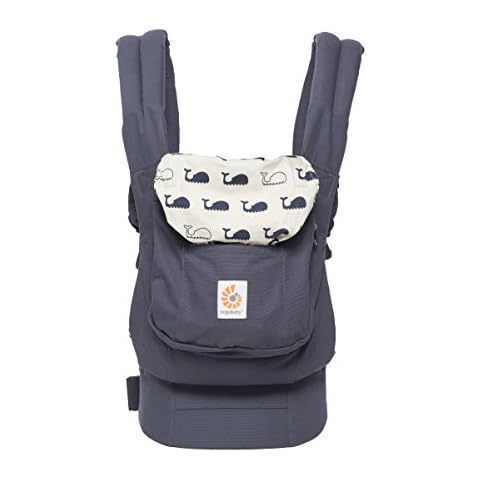 Ergobaby Babytrage Original Marine, 3-Positionen Ergonomische Babytragetasche Kindertrage, Baby Tragesystem von 5.5 bis 20 kg, 1 Stück (1er Pack) Cover