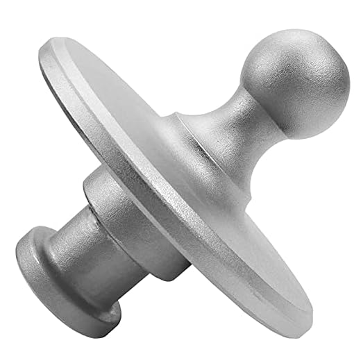 Gooseneck Ball Adapter, Kingpin to Gooseneck Ball Adapter Hitch, Used for Tractor-Trailer Fifth Wheels(1-Pack)