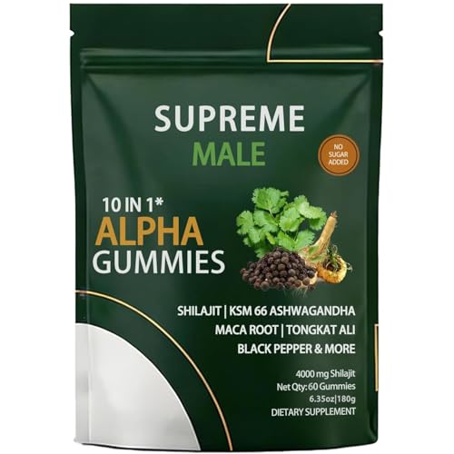 SUPREME MALE Alpha Gummies 60 Gummies