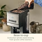 Cuisinart Coffee Maker, Grind personnalisé et Brew Coupe simple, 6 Tailles de la tasse, Usine de Burr en acier inoxydable intégré, résistance réglable, contrôle de l'épaisseur et sur la glace caractéristique, nettoyage facile, DGB-30