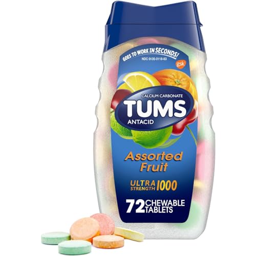 Tums Ultra Strength 1000 ,72 Tablets, Package may vary