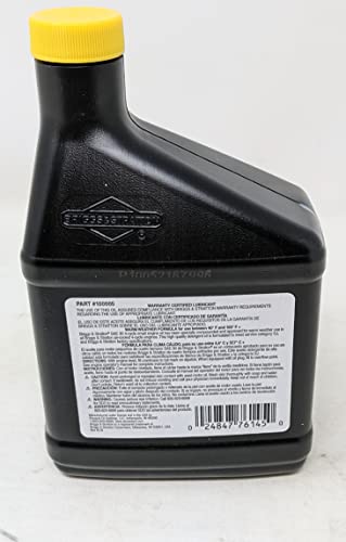 Briggs and Stratton (Pack of 2) 100005 SAE 30 Engine Oil 18oz Bottle and Fuel Treatment