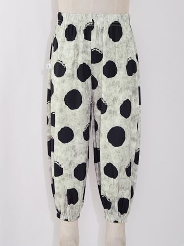 Kids Girls Boys Fashion Printed Bloomers Pants Mid Waist Elastic Waistband Loose Trousers Hippy Sweatpants3