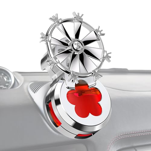 車用芳香剤, 5ml 車内消臭芳香剤, ポータブル 扇風機型 カーデコレーション 家庭や旅行用に最適