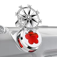 Auto luchtverfrisser clip set – Auto geur diffuser met 12 parfum navullingen, aromatherapie vent clip voor ventilatierooster, verwijdert dierengeur en rookgeur, verfrist en parfumeert auto interieur