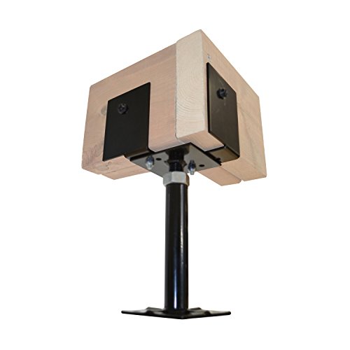 Pylex 12098 33/66 Extendable Deck Support, Black #TOP2