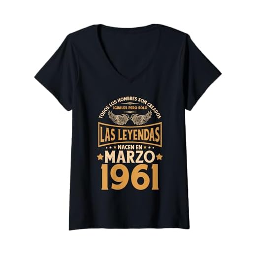 Cumpleaños Hombre Regalos Las Leyendas Marzo 1961 Camiseta Cuello V
