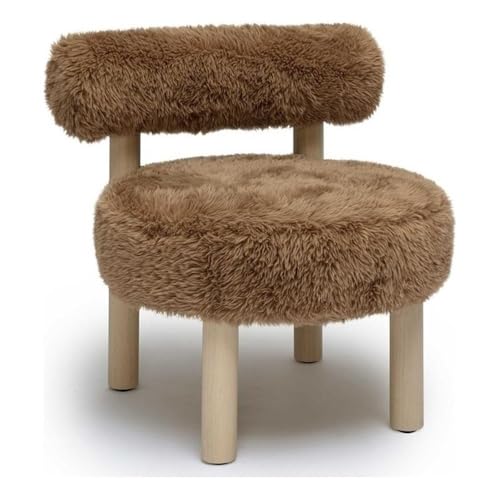 Sillón Plegable Tipo Peluche Color Taupe