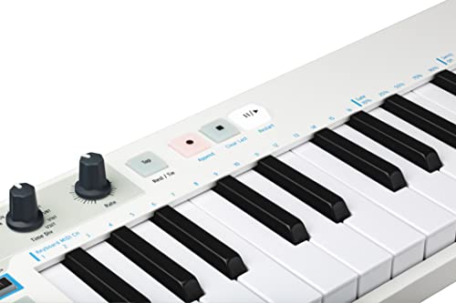 Arturia Keystep 32 Portable Controller Sequencer Bundle With Usb Cable, Midi Cable, Sustain Pedal, And Austin Bazaar Polishing Cloth #TOP5