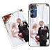 Produktbild Sunrive Personalisierte Hülle kompatibel mit Samsung Galaxy M35 5G Handyhülle Benutzerdefiniert Gehärtetes Glas Weicher Etui mit Eigenem Foto Bild Text Individuelle + Displayschutzfolie