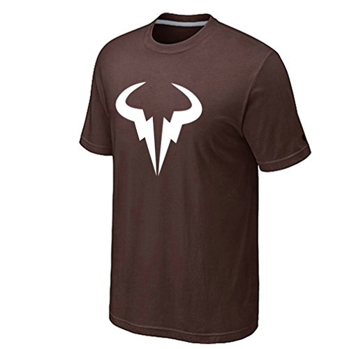 ZGHUA Men's Tennis Player Rafa Fans T-Shirts (Chocolate Medium)