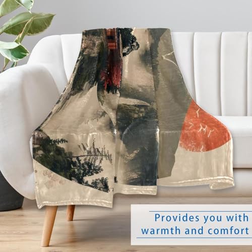 Couverture de lit Fuji chaude et confortable plaid de qualité