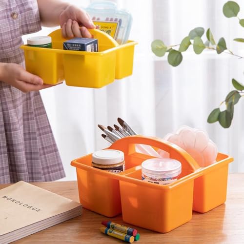 Organizer multifunzionale per penne e matite, per ufficio, classe e casa, organizer da scrivania con scomparti, 6 pezzi