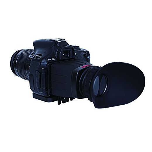 Movo Photo VF30 Universal 3X LCD Video Viewfinder for Canon EOS, Nikon, Sony Alpha, Olympus & Pentax DSLR Cameras