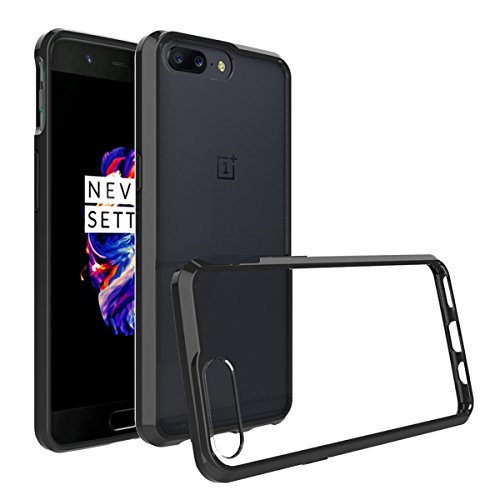 OnePlus 5 Case, Suensan Armor Clear PC Back TPU Shock Absorption Technology Raised Bezels Protective Cases Cover for One-Plus 5 accessories (Blcak clear) OnePlus 5 Case, Suensan Armor Clear PC Back TPU Shock Absorption Technology Raised Bezels Protective Cases Cover for One-Plus 5 accessories (Blcak clear)