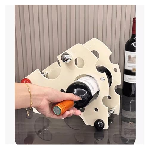 Soporte para botellas de vino de acrílico creativo miniatura 4