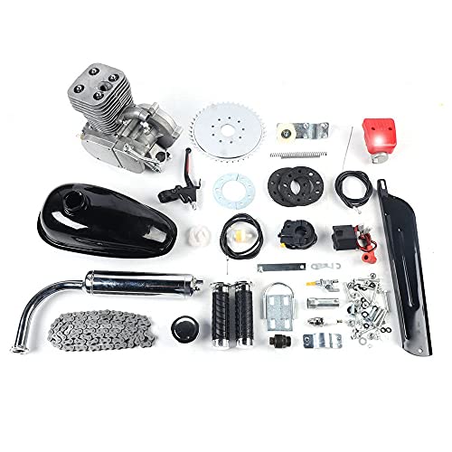 TBVECHI Bike Engine Kit, Full Set Upgraded 100cc Bike Bicycle 36 Tooth Sprocket Motorized 2 Stroke Petrol Gas Motor Engine Kits