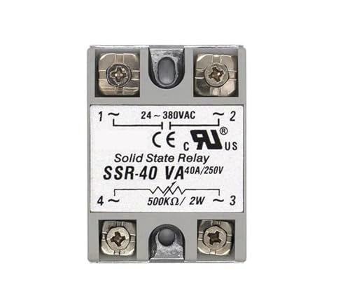 Régulateur de relais statique SSR-10VA de 10A pour couveuse et chauffage industriel