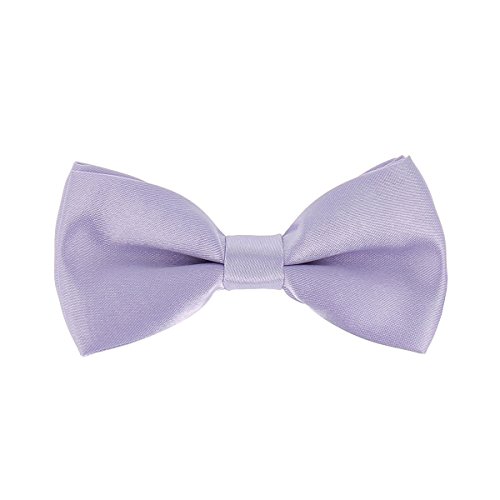 cravateSlim Noeud Papillon Garçon Parme - Noeud Papillon Enfant Garçon d'Honneur Mariage, Baptême - Collection Père et Fils, Papa et Enfant