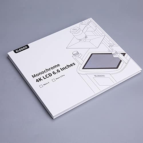 Elegoo 6.6 Inches 4K Monochrome Lcd With An Hd Resolution Of 4098 X 2560 And Replaceable Anti-Scratch Tempered Glass, Compatible With Mars 3 Pro Lcd Resin 3D Printer thumb #4