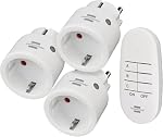 Brennenstuhl – Brennenstuhl Comfort-Line Funksteckdosen-Set Mini 3+1, 3er F