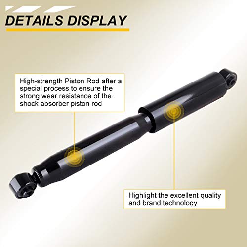 Shocks For Chevy,Ocpty Rear Shock Absorbers Struts Fit For 2005 2006 2007 2008 2009 2010 2011 For Chevy Equinox,2010 11 For Gmc Terrain,06-09 P-Ontiac Torrent,02-10 Saturn Vue 345055 (Pack Of 2) #TOP1