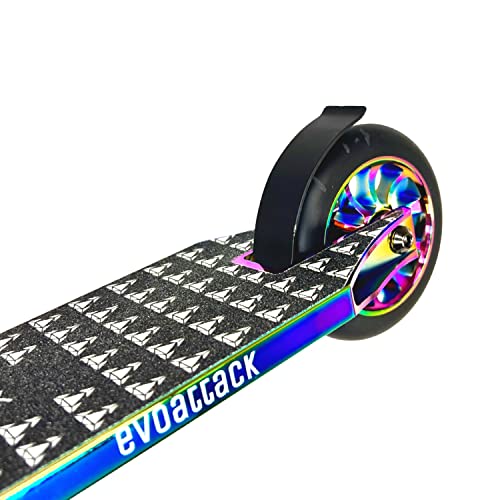 BEWEGT Evoattack Jr. neochrome stuntstep freestyle kickscooter scooter scooter 110 mm aluminium wielen ABEC 9 mini… - Afbeelding 6