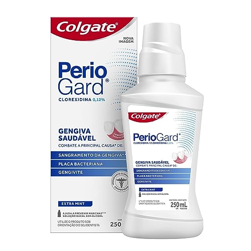 Enxaguante Bucal Colgate PerioGard Extra Mint Sem Álcool 250ml
