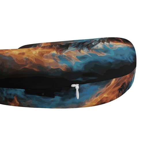 Almohada viscoelástica cervical tamaño único miniatura 4