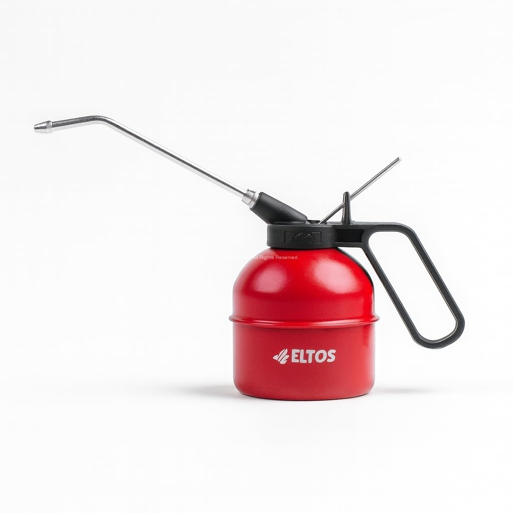 Eltos Metal Yağdanlık, Endüstriyel Yağlama Şişesi, Makine Yağı, İnce Akıtma Uç, Sızdırmaz Kapak, Otomotiv, CNC, Bakım Yağlık, Dayanıklı, Metal Uçlu, Kontrollü Akış, Ergonomik Tutuş (500 cc)