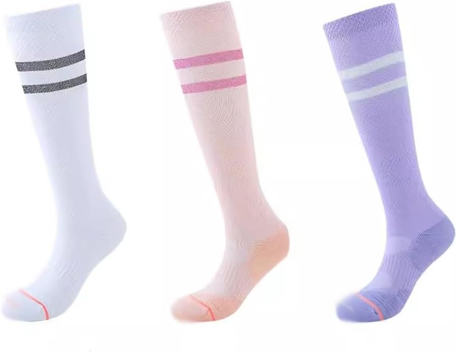 Mid-length barrel high Barrel calf Pressure Running Skipping rope Fitness Sports Socks Women