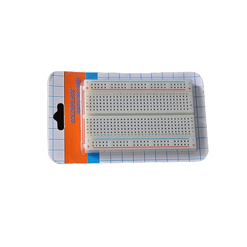 Image of Lalitha 400-Point Solderless Breadboard with 30 pieces jumper wires(male-male,female-female,male -female)