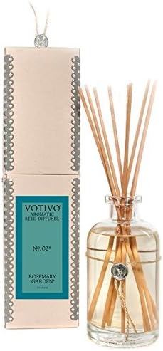 Votivo Aromatic Reed Diffuser 7.3 Oz / 216 Ml (Rosemary Garden No. 2)